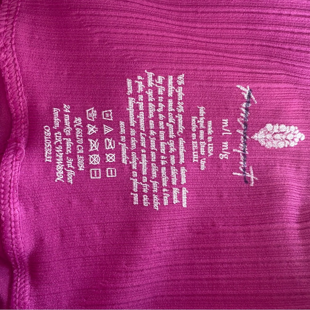 FP movement Fuchsia leggings - size M/L - like new - Picture 5 of 7